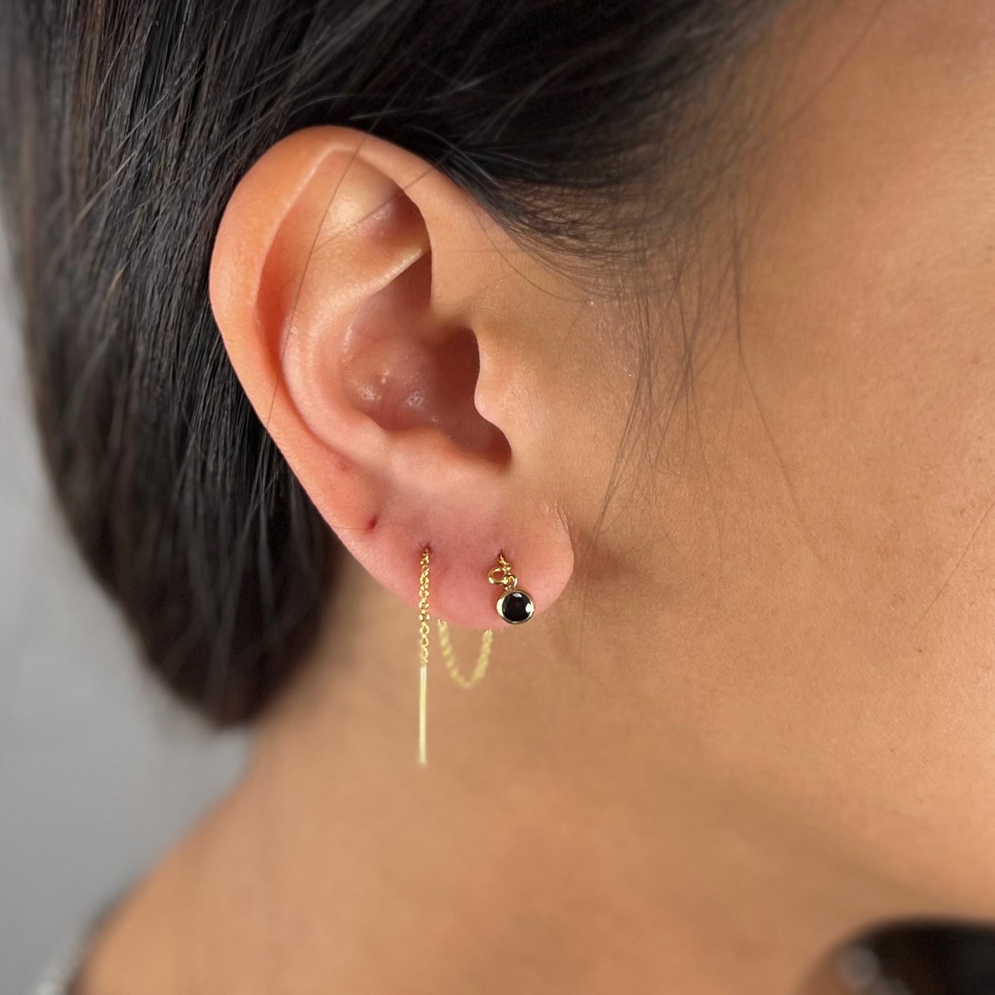 Gem Drip Earring (Gold)