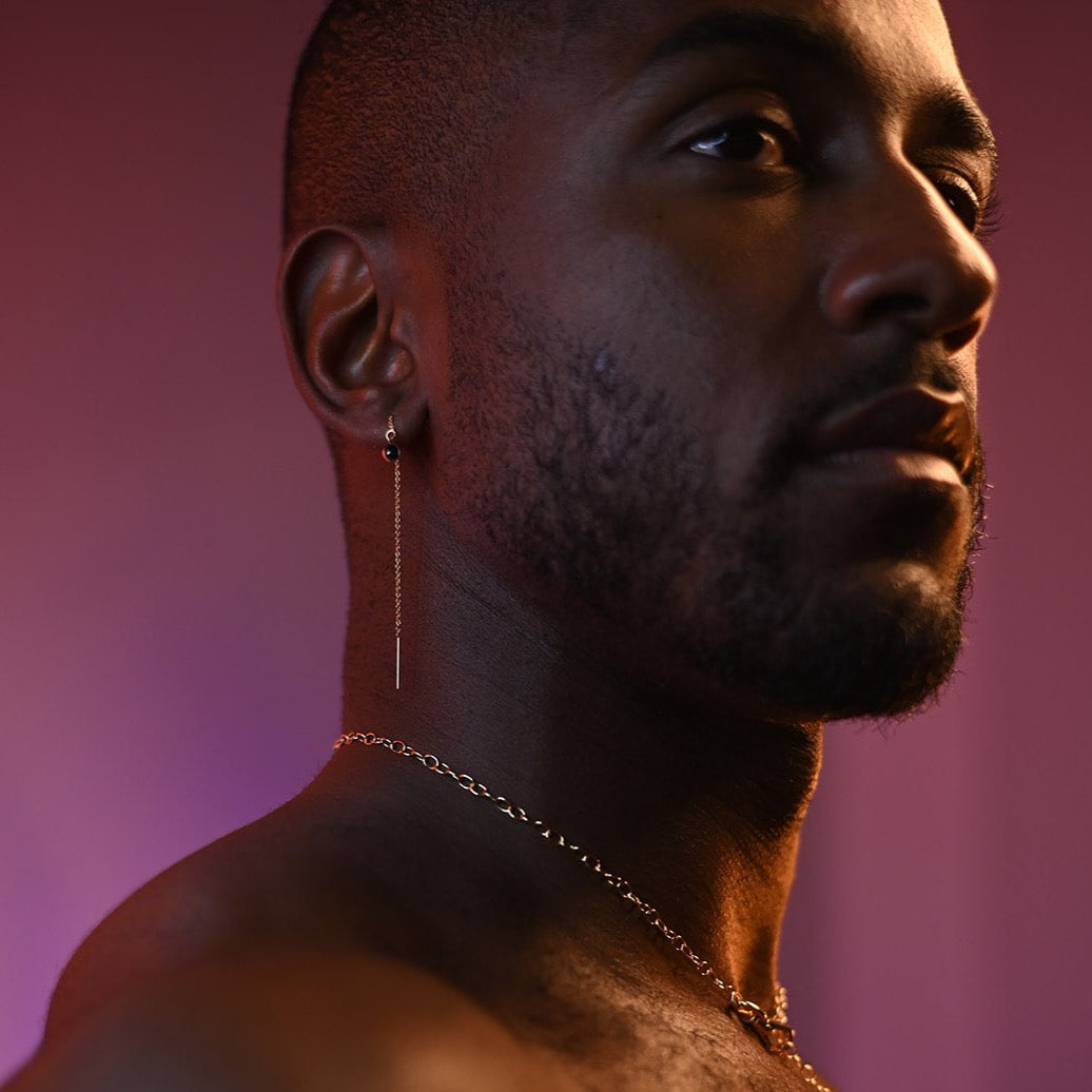 Gem Drip Earring (Gold)