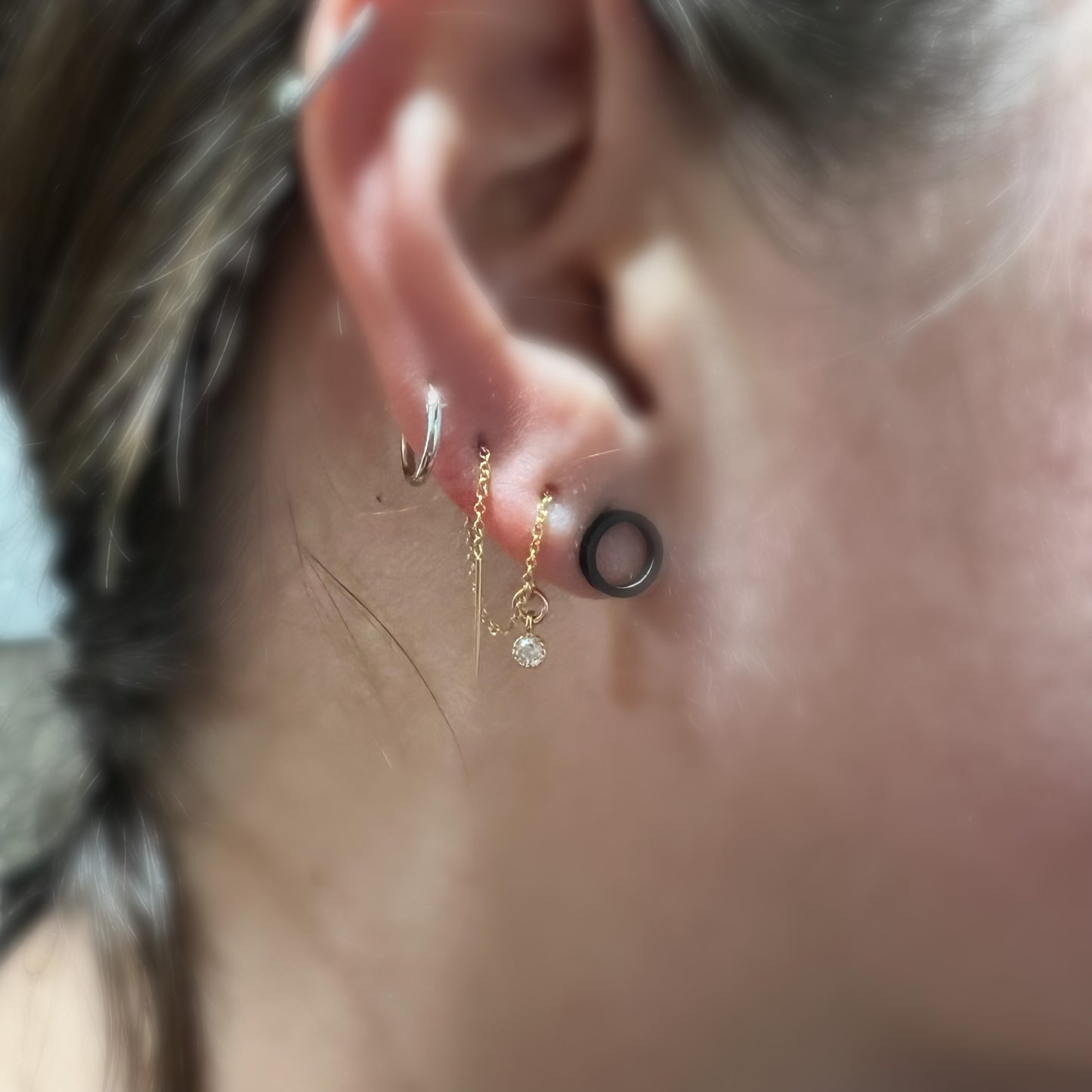 Gem Drip Earring (Gold)