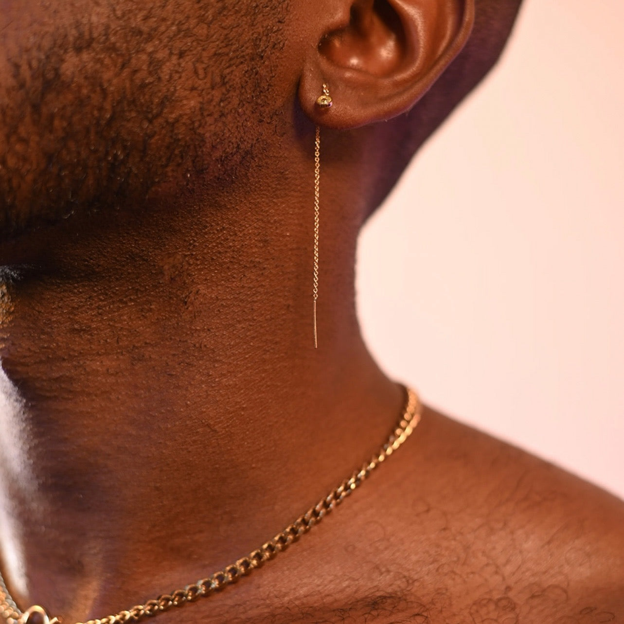 Gem Drip Earring (Gold)