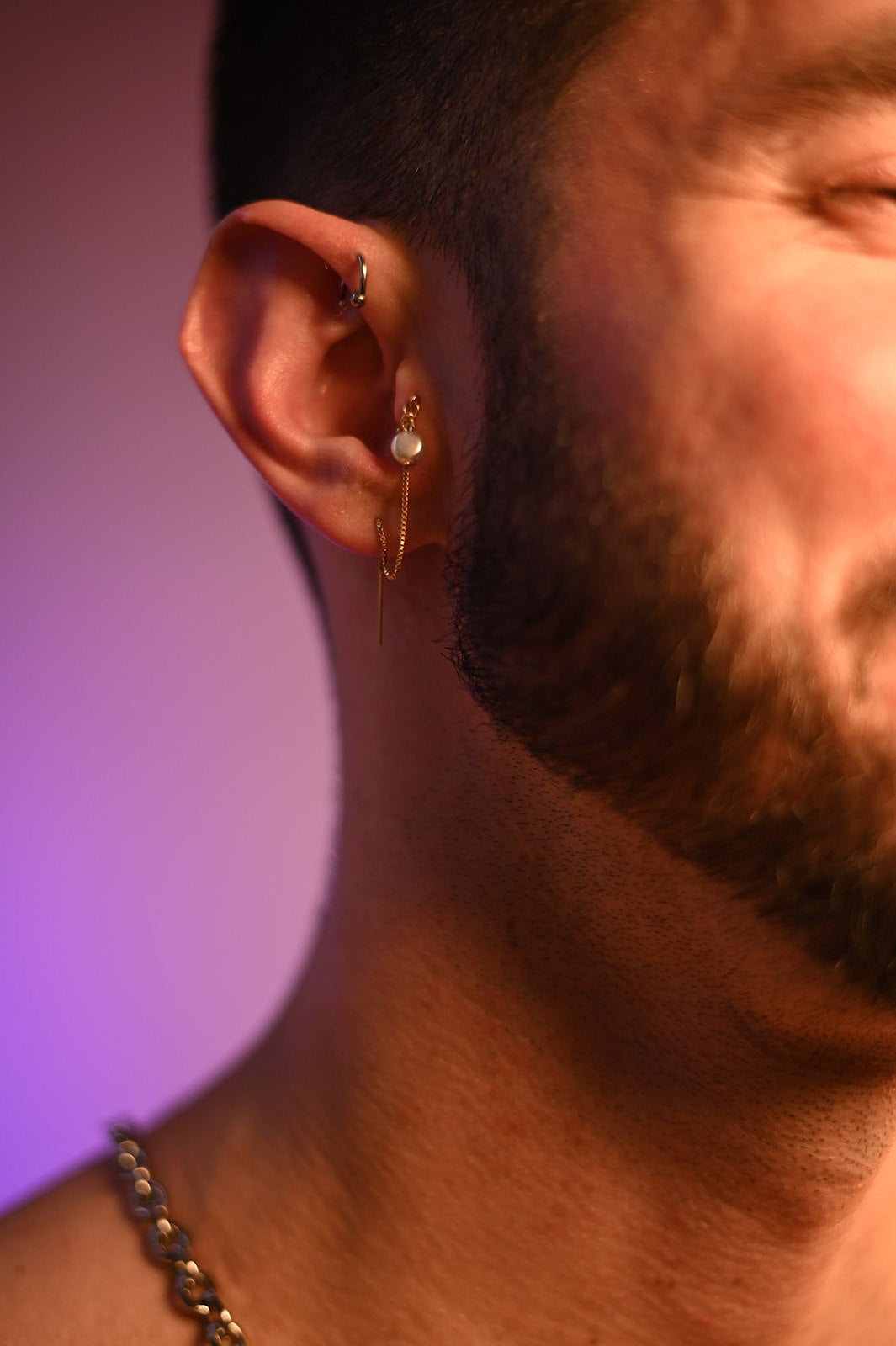 Pearl Drip Earring (Threader)