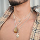Agate Necklace (teardrop)