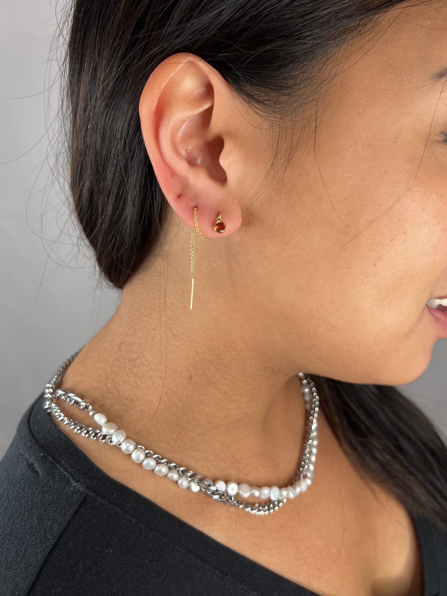 The Gem Drip Earring (Gold)